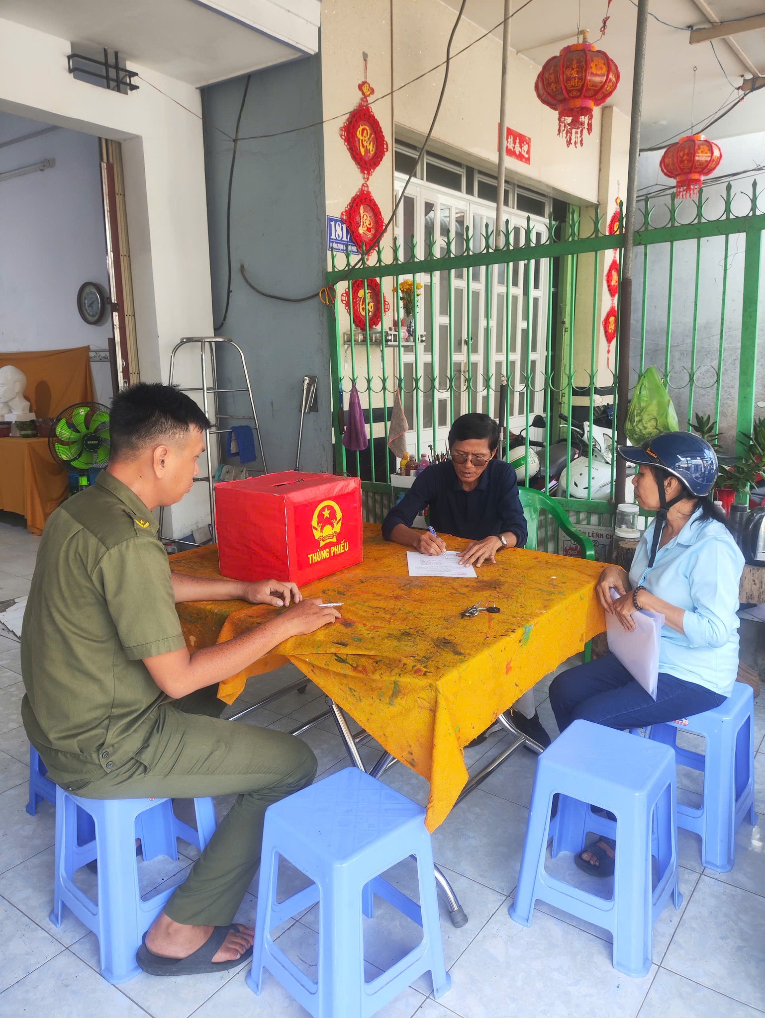 Mỹ Phước tổ chức lấy ý kiến cử tri về sắp xếp đơn vị hành chính cấp xã