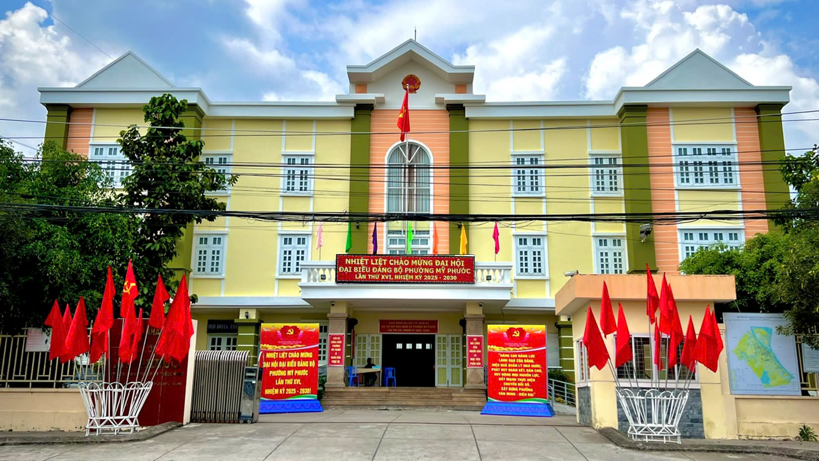 Mỹ Phước - Đẩy mạnh công tác tuyên truyền trước, trong và sau Đại hội Đảng