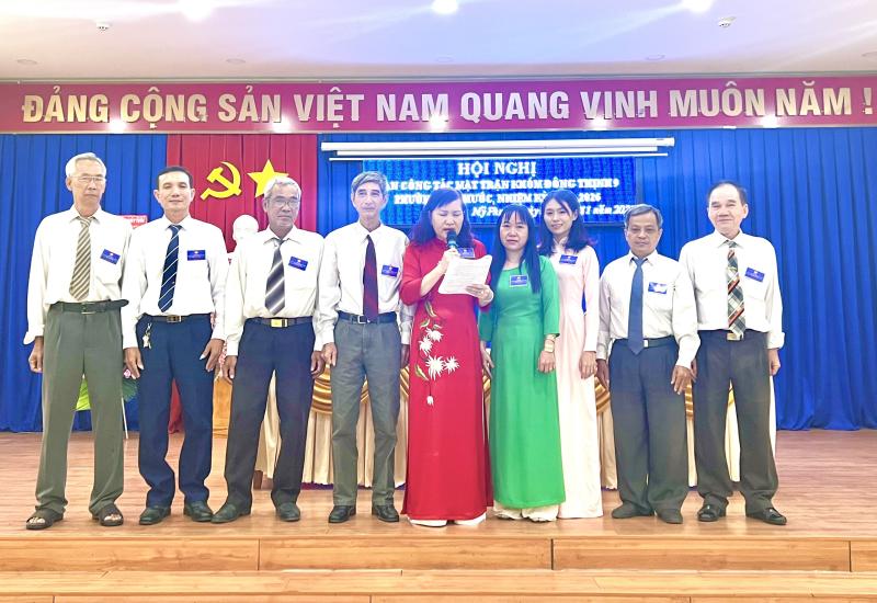 Mỹ Phước - Hội nghị Ban công tác Mặt trận khóm, nhiệm kỳ 2024 - 2026 