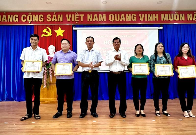 Đảng ủy phường Mỹ Phước tổ chức Sơ kết công tác 6 tháng đầu năm 2024 và triển khai nhiệm vụ trọng tâm 6 tháng cuối năm