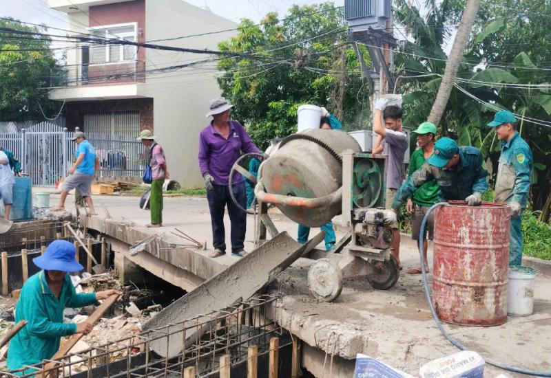 MỸ PHƯỚC - ĐỔ BÊ-TÔNG CẦU ĐOÀN KẾT VÀ CẦU BA ĐÁ 