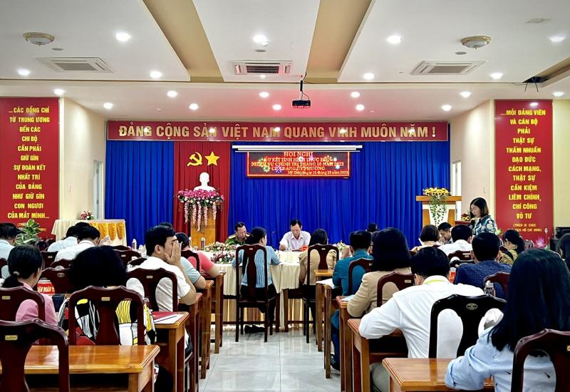  Hội nghị sơ kết tháng 10 Đảng ủy phường Mỹ Phước