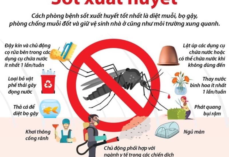 CHỦ ĐỘNG PHÒNG CHỐNG SỐT XUẤT HUYẾT.