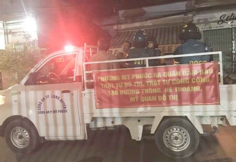 📢📢CÔNG AN PHƯỜNG MỸ PHƯỚC TIẾP TỤC RA QUÂN TUẦN TRA AN NINH TRẬT TỰ VÀ TRẤN ÁP TỘI PHẠM.📢📢