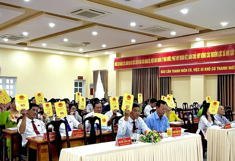 HĐND phường Mỹ Phước tổ chức kỳ họp thứ 11 khóa XII, nhiệm kỳ 2021-2026