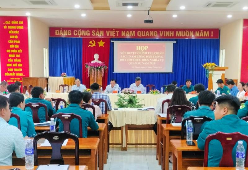 📣MỸ PHƯỚC - XÉT DUYỆT CHÍNH TRỊ, CHÍNH SÁCH NAM CÔNG DÂN TRONG ĐỘ TUỔI THỰC HIỆN NGHĨA VỤ QUÂN SỰ NĂM 2025.📣