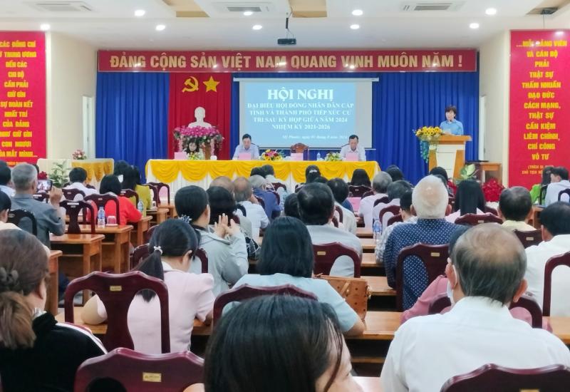 🎉ĐẠI BIỂU HĐND TỈNH, THÀNH PHỐ TIẾP XÚC CỬ TRI SAU KỲ HỌP GIỮA NĂM 2024, NHIỆM KỲ 2021 - 2026.🎉