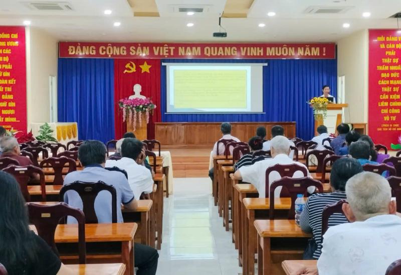 📝HỘI NGHỊ SINH HOẠT CHÍNH TRỊ TƯ TƯỞNG SÂU RỘNG VỀ NỘI DUNG TÁC PHẨM CỦA CỐ TBT NGUYỄN PHÚ TRỌNG VÀ 55 NĂM THỰC HIỆN DI CHÚC CỦA CHỦ TỊCH HỒ CHÍ MINH.