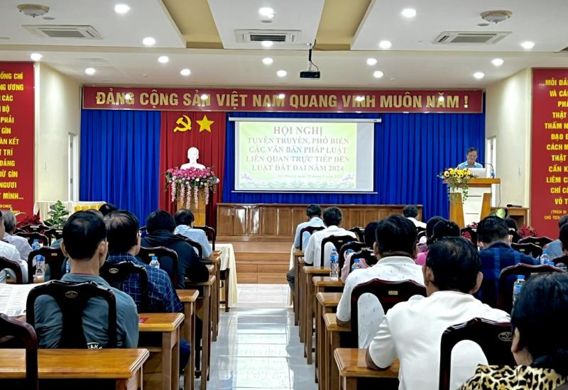 Mỹ Phước - Đẩy mạnh tuyên truyền, phổ biến Luật Đất đai năm 2024