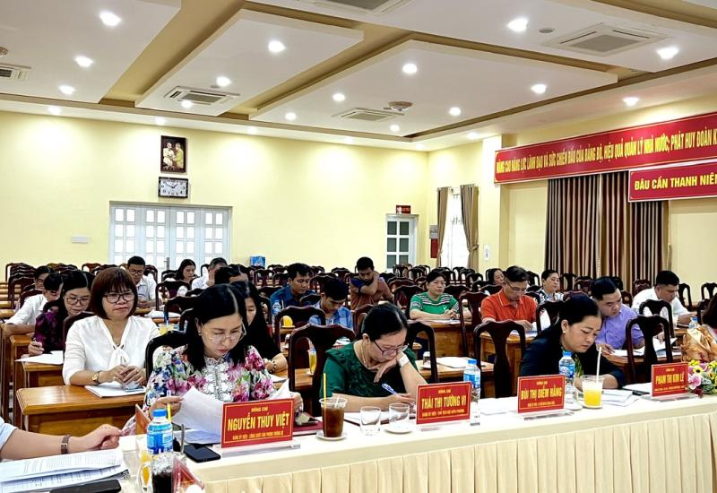 HỘI NGHỊ SƠ KẾT 09 THÁNG ĐẢNG ỦY PHƯỜNG MỸ PHƯỚC 