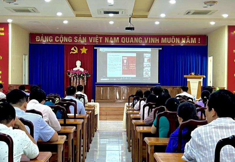 Hội nghị trực tuyến nghiên cứu, học tập, quán triệt thực hiện chuyên đề Văn hoá trong Đảng