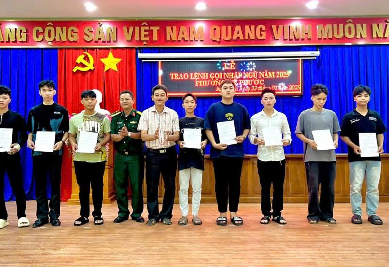 THANH NIÊN MỸ PHƯỚC HĂNG HÁI CHUẨN BỊ LÊN ĐƯỜNG NHẬP NGŨ NĂM 2025