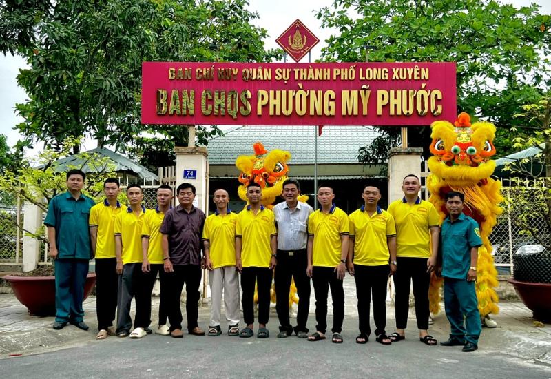 Mỹ Phước - Thanh niên trúng tuyển sẵn sàng lên đường nhập ngũ năm 2025