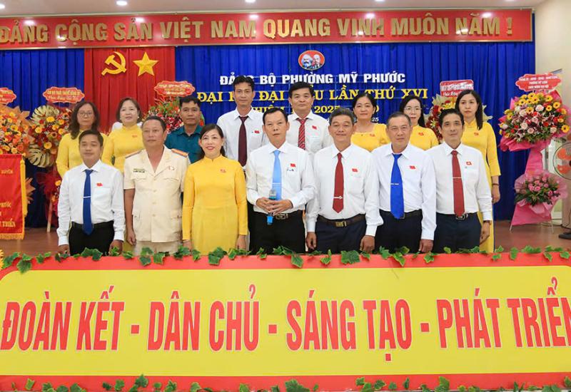 Đại hội đại biểu Đảng bộ phường Mỹ Phước lần thứ XVI 
