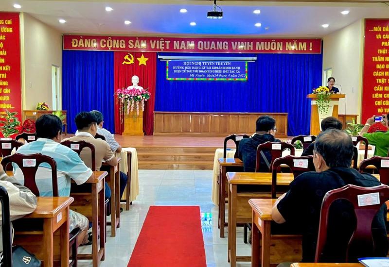 Mỹ Phước – Đẩy nhanh triển khai Định danh điện tử cho Doanh nghiệp